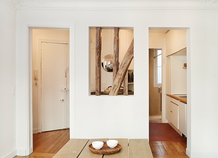 Création d’une double ouverture | HUGGY Rénovation appartement Naudin Seevagen