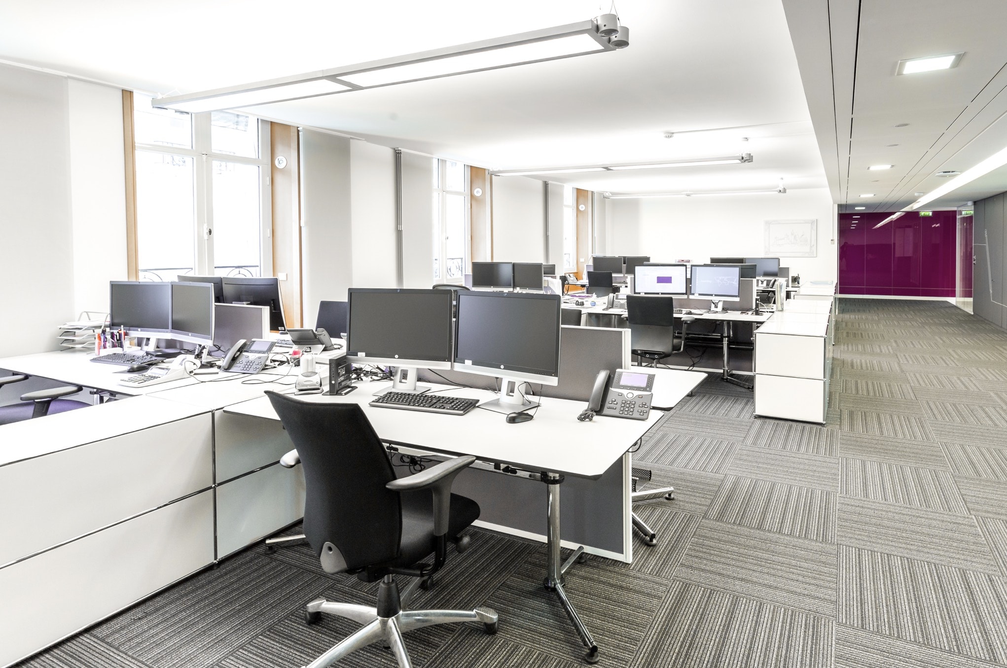 Création d’un grand Open space | HUGGY Entreprise générale du bâtiment